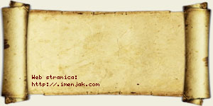 Kristina Vulović vizit kartica